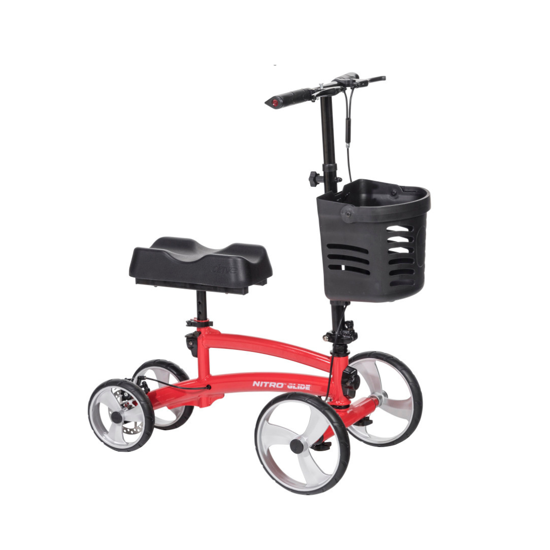 Drive Medical Nitro Glide Knee Walker with Basket