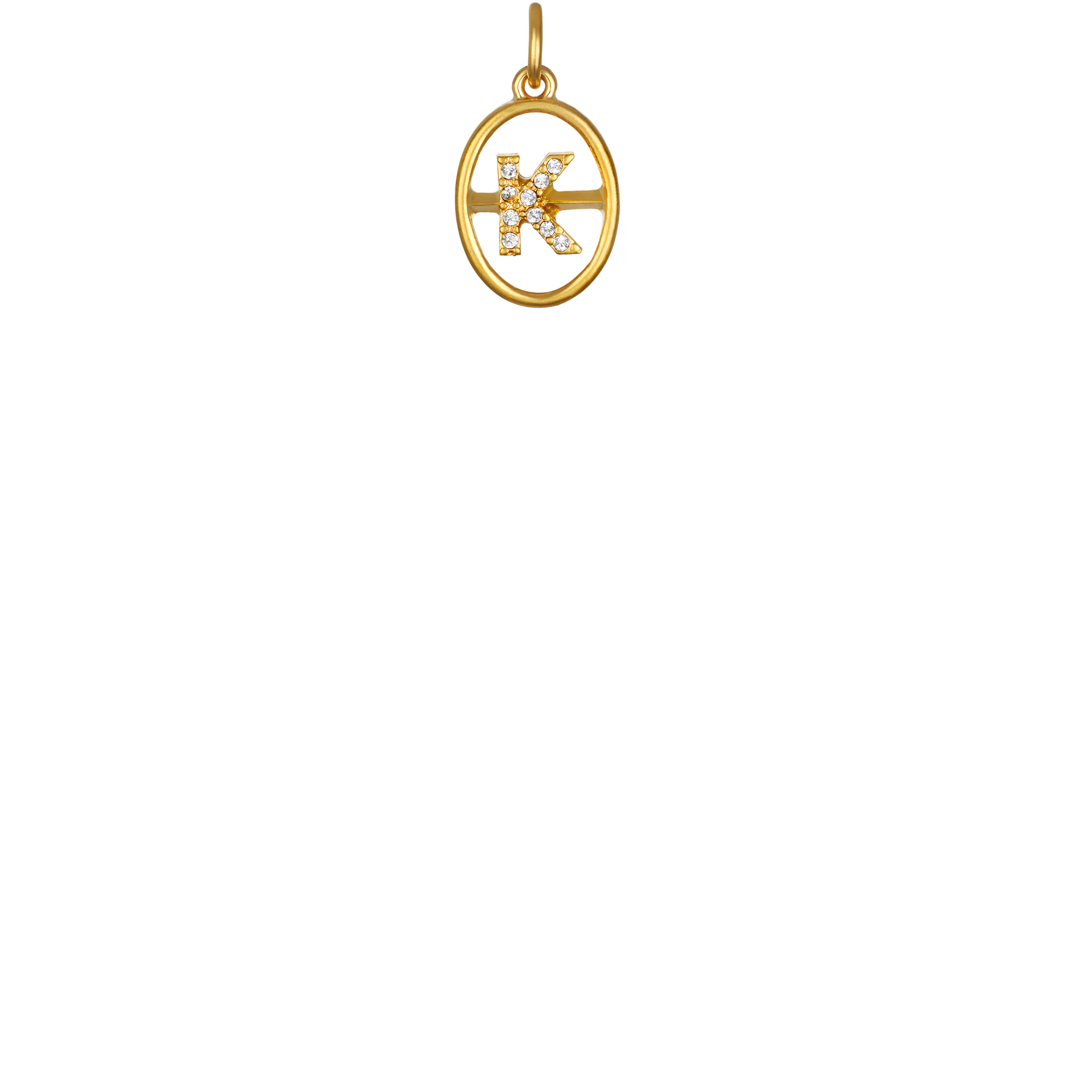 "K" Chloe Initial - Gold