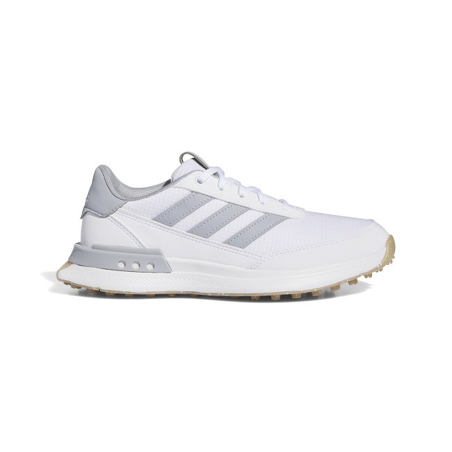 Adidas Golf Juniors S2G Spikeless Shoes Footwear White/Halo Silver/Gum 4 4