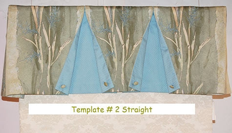 Straight Valance Template # 2