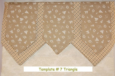 Triangular Valance Template #7