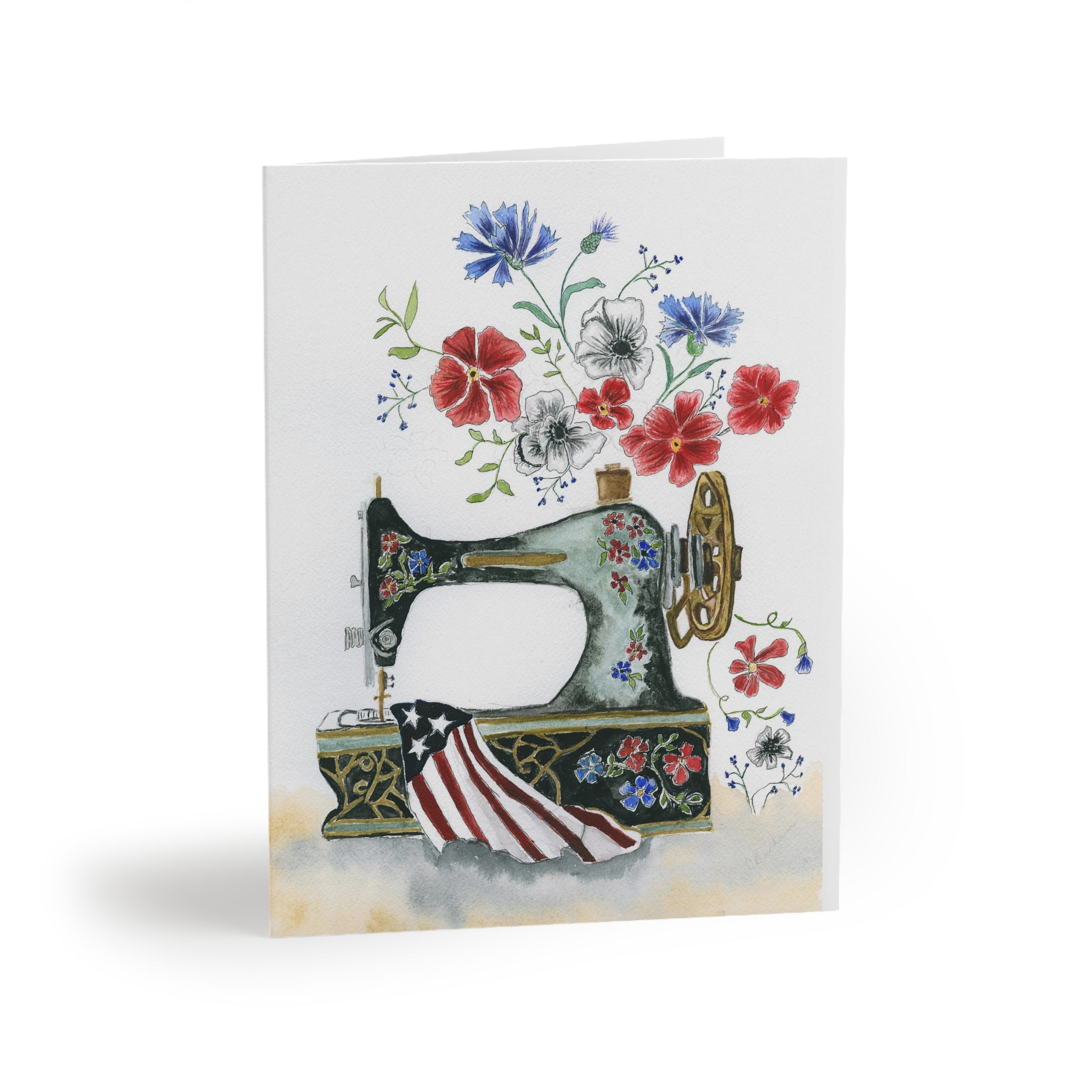 Sewing In America - Greeting cards (8, 16, and 24 pcs)