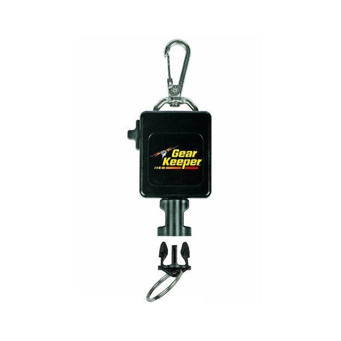 Gear Keeper RT3-0093 Locking Scuba Console 24oz Force Retractor Stainless Steel Snap Clip Mount