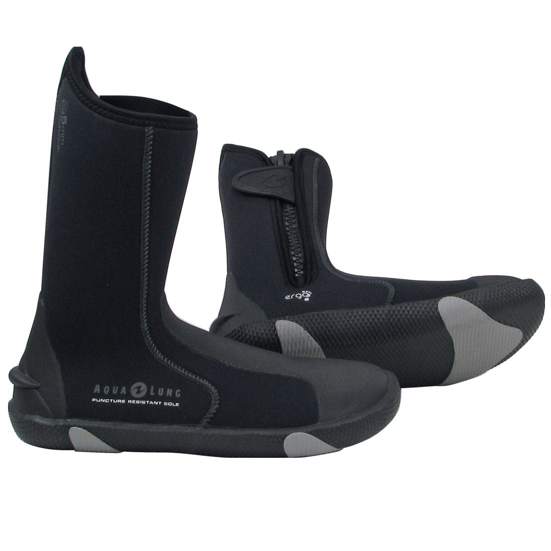 Aqua Lung 5mm Safe Sole Ergo Puncture Resistant Boot Scuba Diving Boots Booties