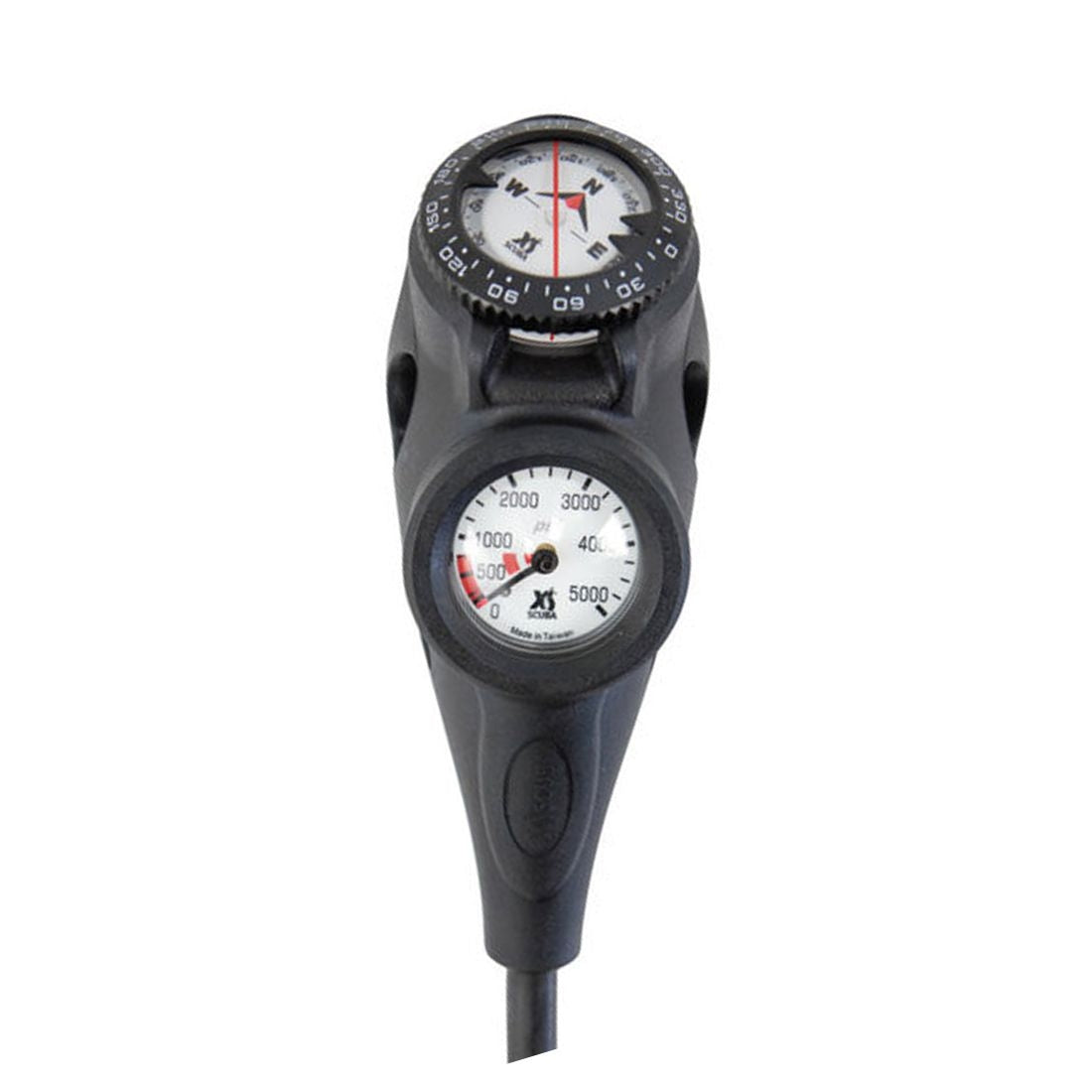 XS Scuba Orca 3-Gauge Console Depth, Pressure Gauge and Compass