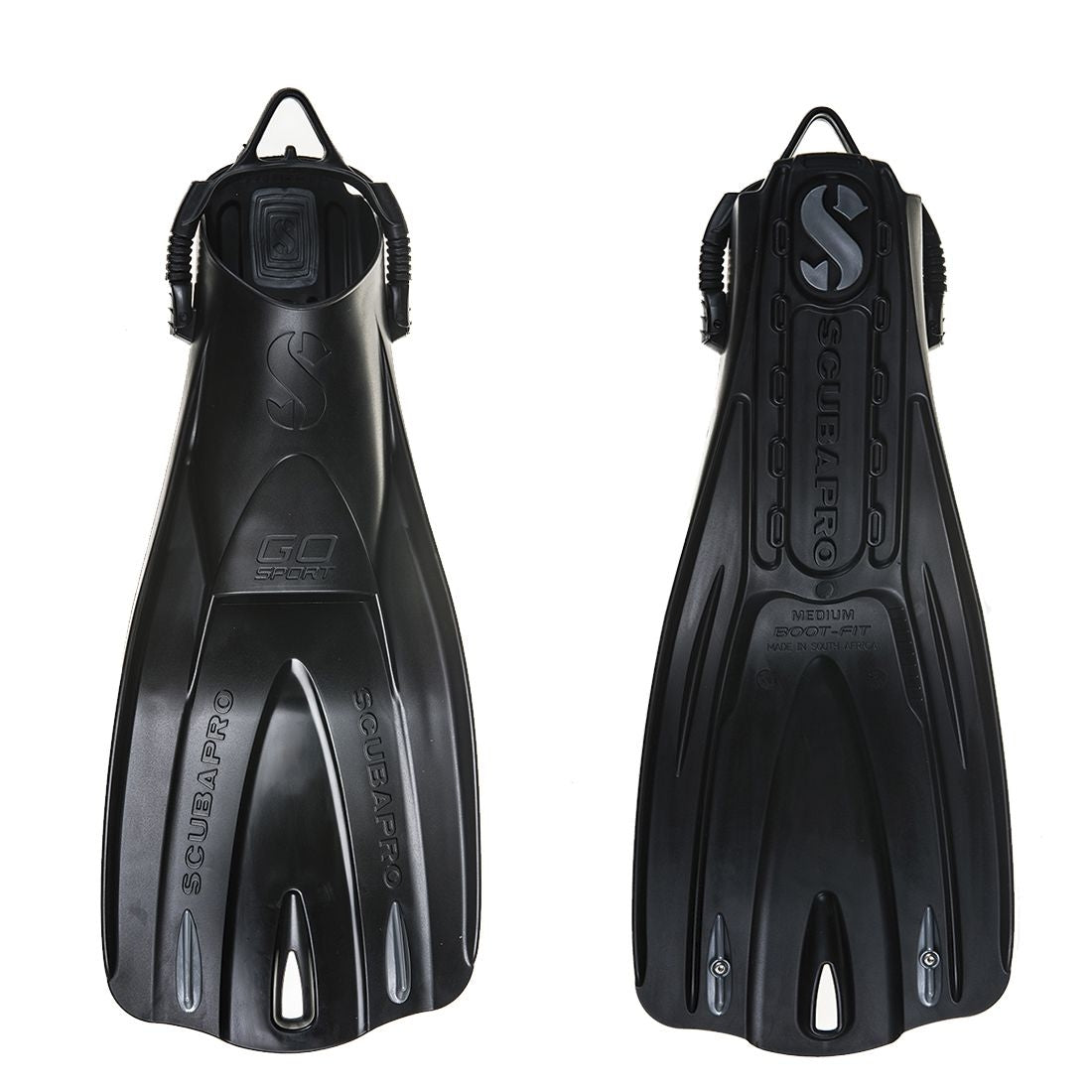 Scubapro Go Sport Fin Open Heel Scuba Diving Fins With Bungee