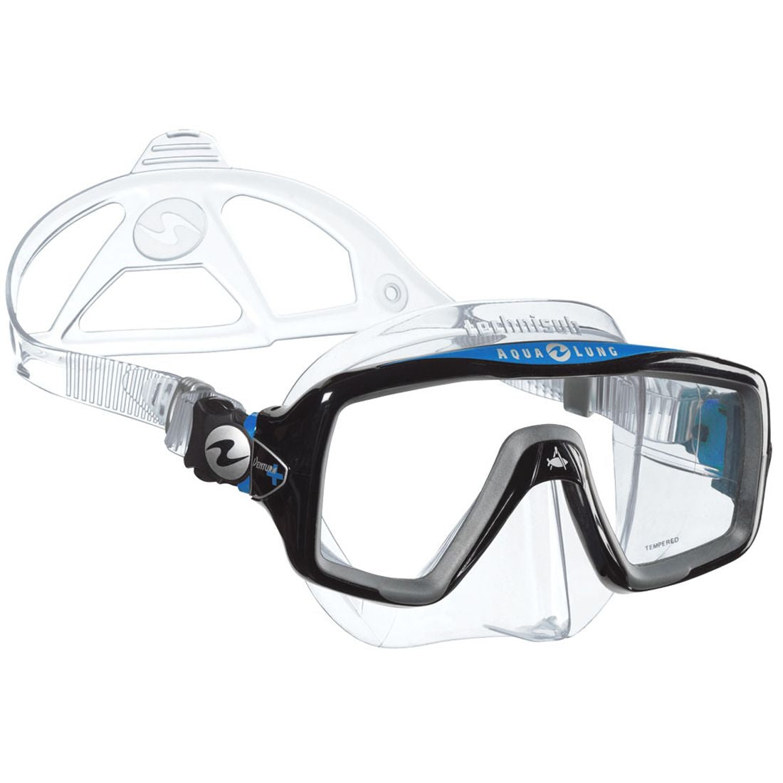 Aqua Lung Ventura + Single Lens Scuba Diving Snorkeling Mask