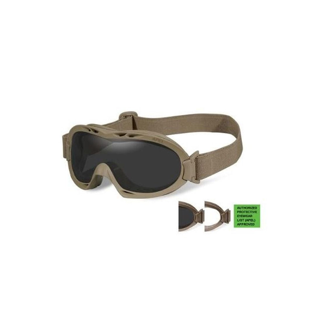 Wiley X Nerve Goggle Tactical Ballistic Eyewear Protection