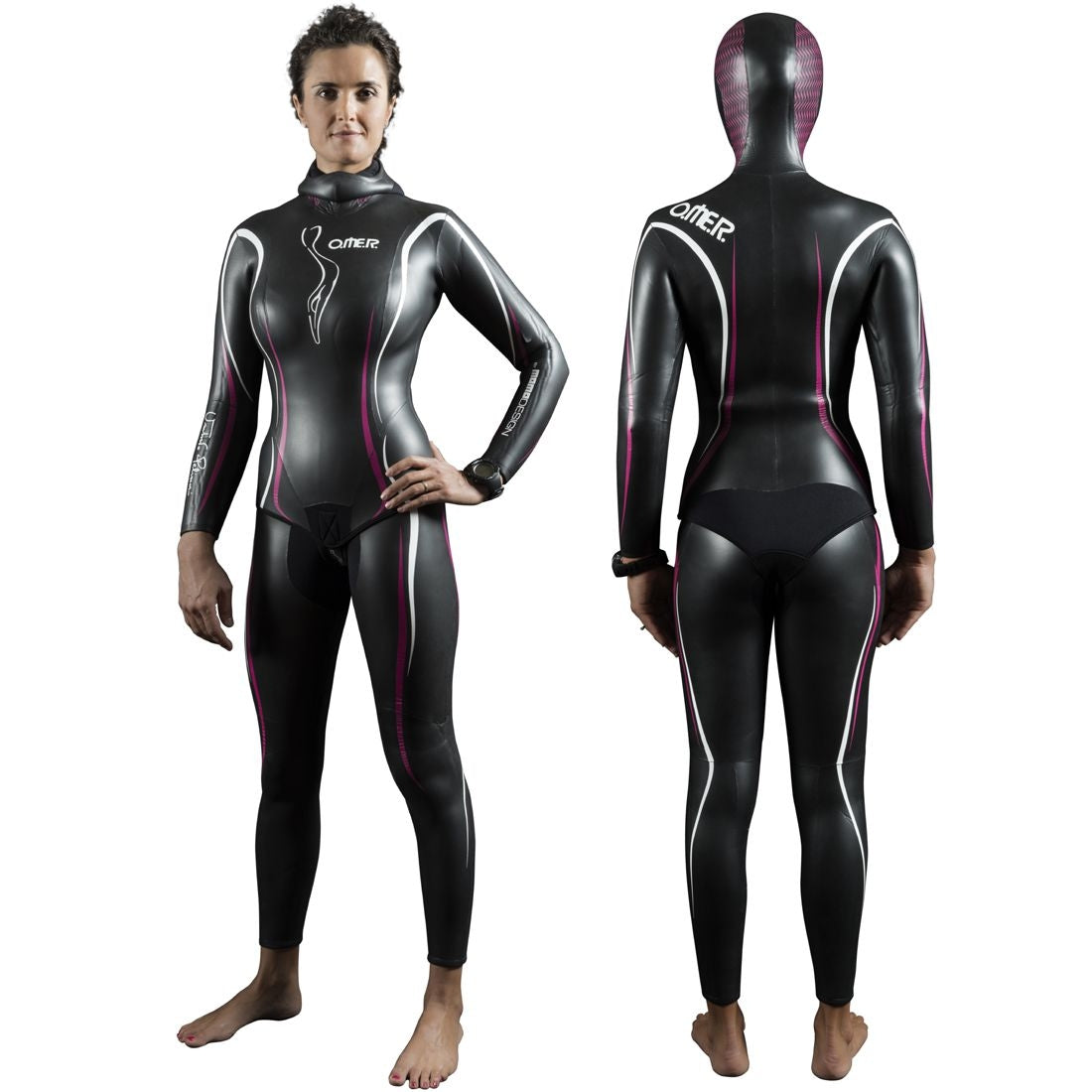 OMER Umberto Pelizzari UP-W4 3mm Womens Freediving & Spearfishing Wetsuits - Top and Bottom