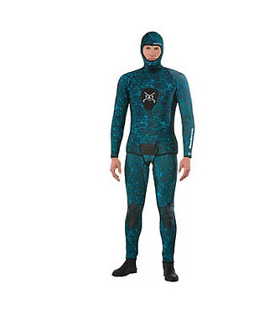 5mm Henderson Mens Freediving & Spearfishing Camo 2 Piece Wetsuits - Bottom ONLY