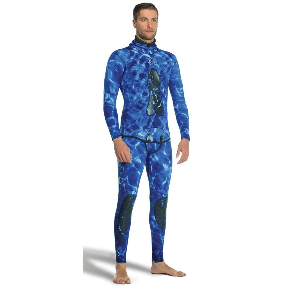 Sporasub 2mm Blue Deep Freediving & Spearfishing Wetsuits - Top and Bottom Combo