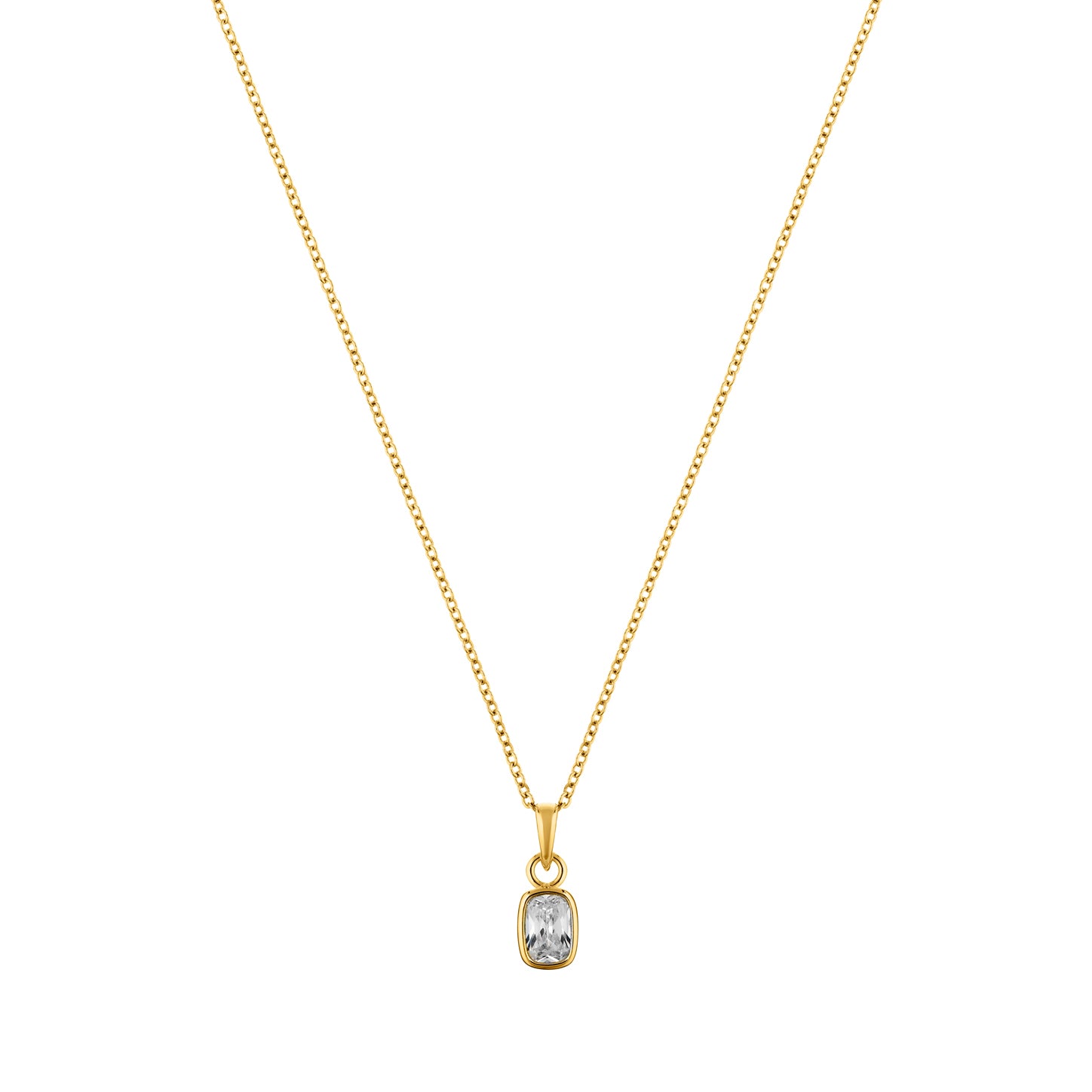 Enigma Gold plated sterling silver Necklace