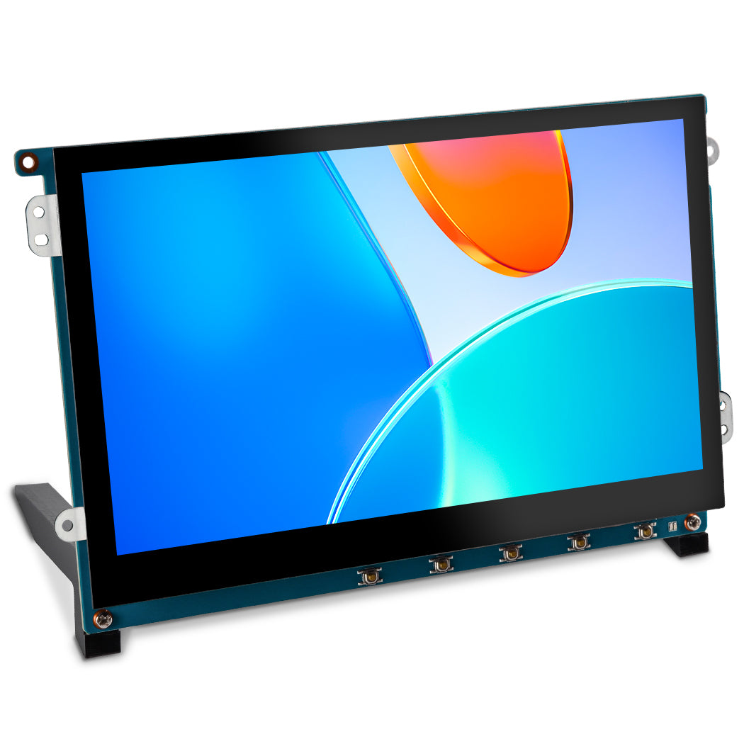 9 Inch 1280*720 Resolution Raspberry Pi Touch Monitor with HDMI input, Anti-Glare/Optical Bonding Capacitive Screen with Simple Stand(T090A)