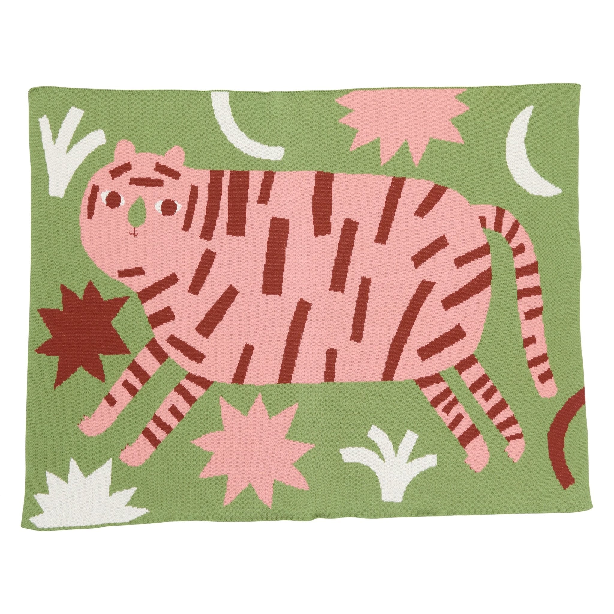 Surprised Tiger Baby Blanket