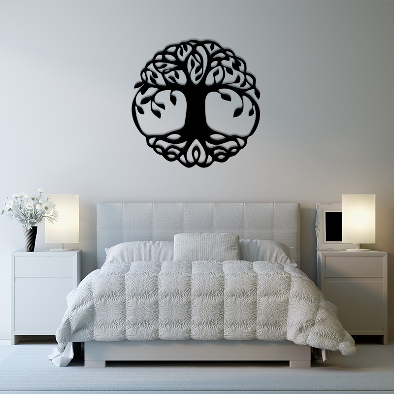 Tree Of Life Metal Monogram