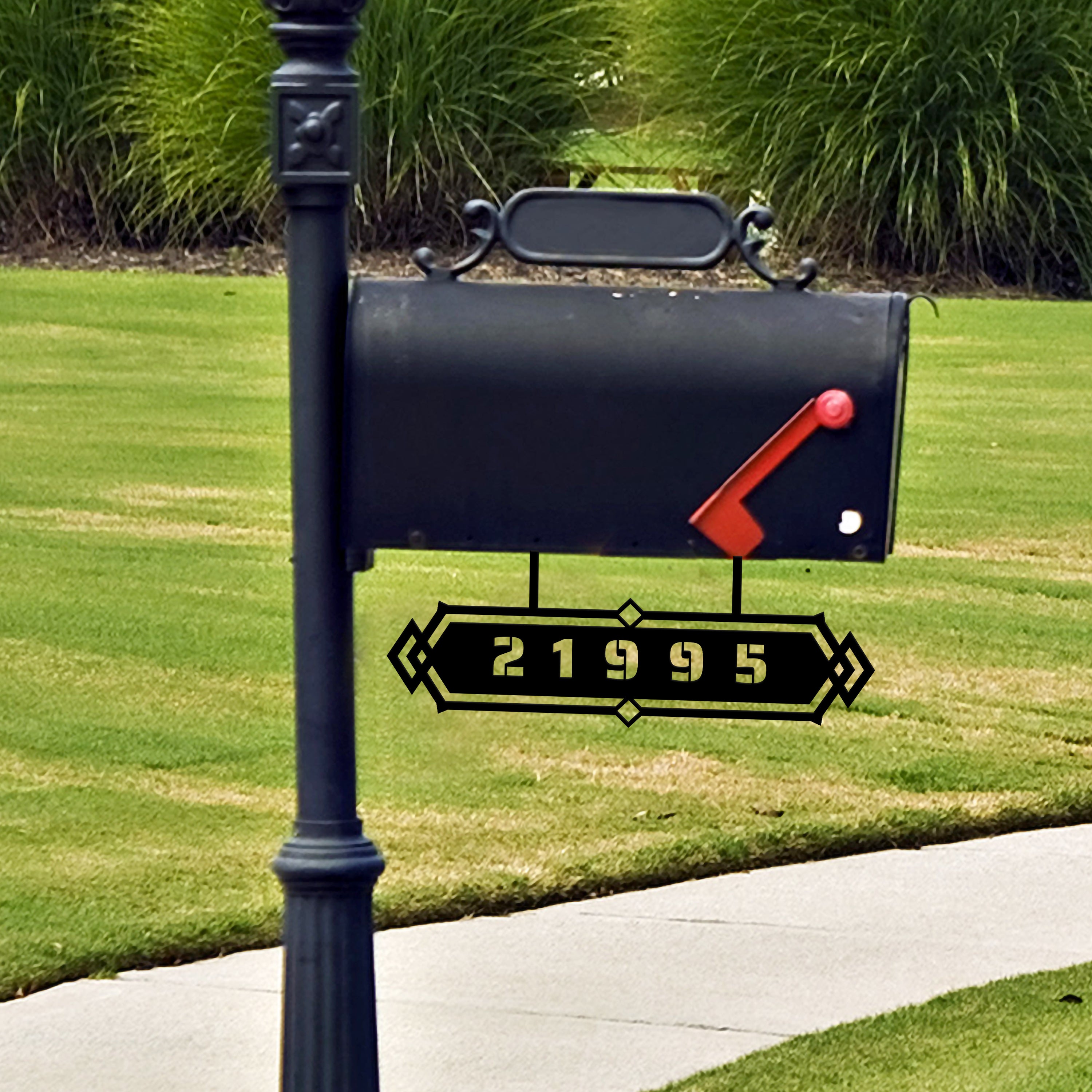 Luxury Address Mailbox Sign