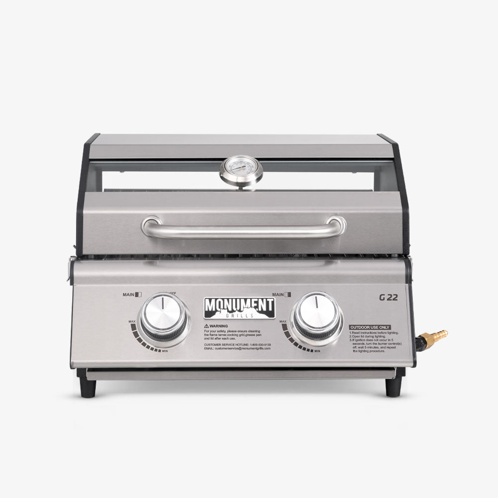 G22 Stainless Tabletop Gas Grill