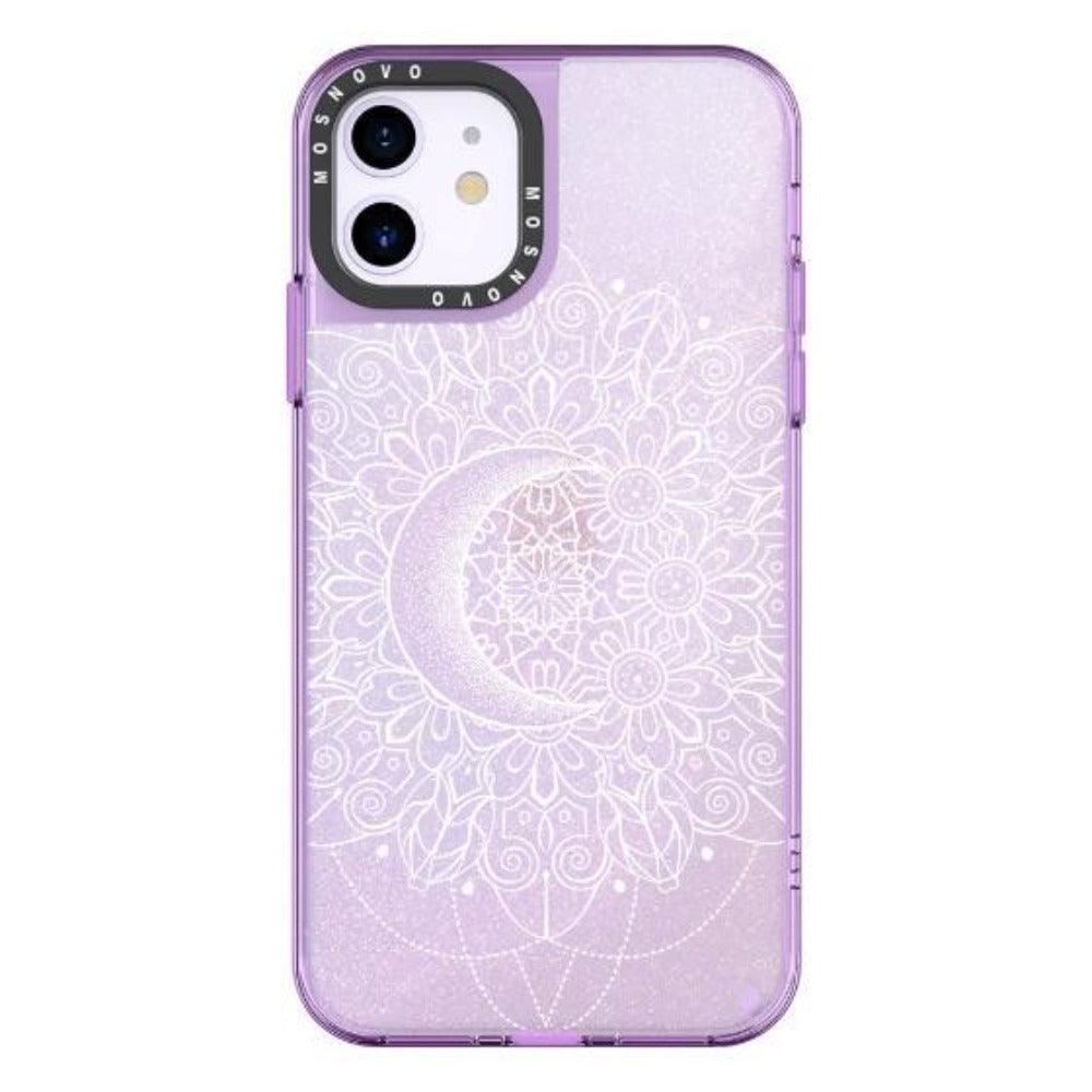 Moon Henna Glitter Phone Case - iPhone 11 Case