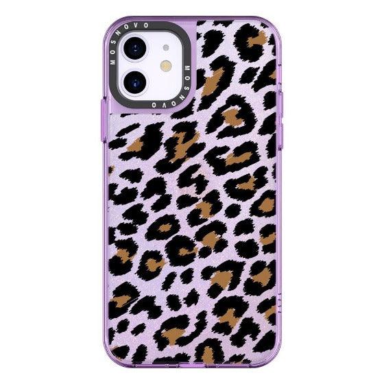 Leopard Print Glitter Phone Case - iPhone 11 Case