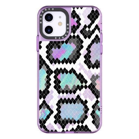 Aurora Snake Glitter Print Phone Case - iPhone 11 Case