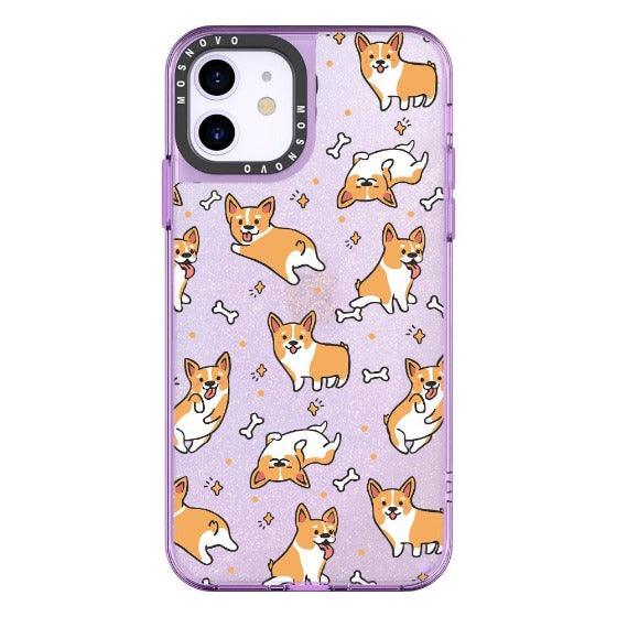 Corgi Glitter Phone Case - iPhone 11 Case