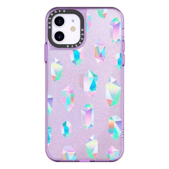 Gradient Diamond Glitter Phone Case - iPhone 11 Case