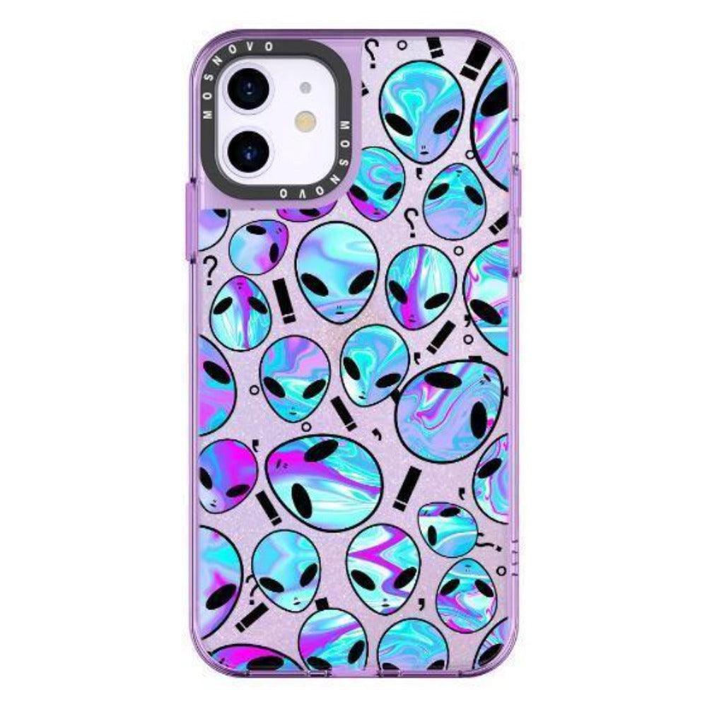 Alien Glitter Phone Case - iPhone 11 Case