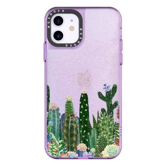 Desert Cactus Glitter Phone Case - iPhone 11 Case