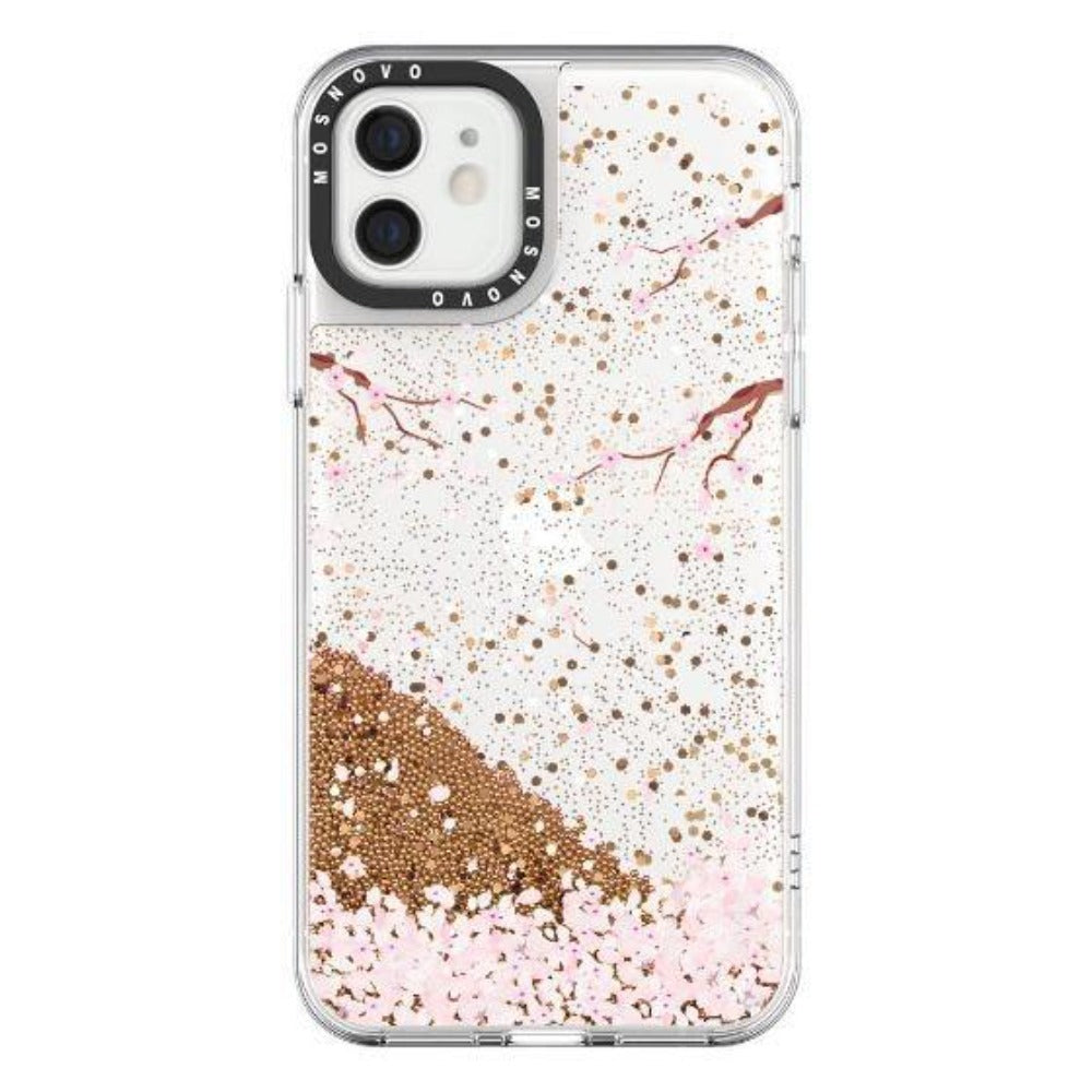 Sakura Glitter Phone Case - iPhone 12 Case