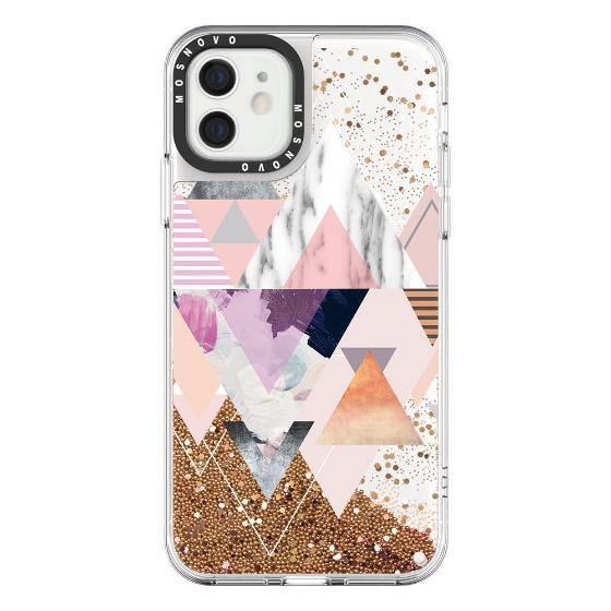 Marble Glitter Phone Case - iPhone 12 Mini Case