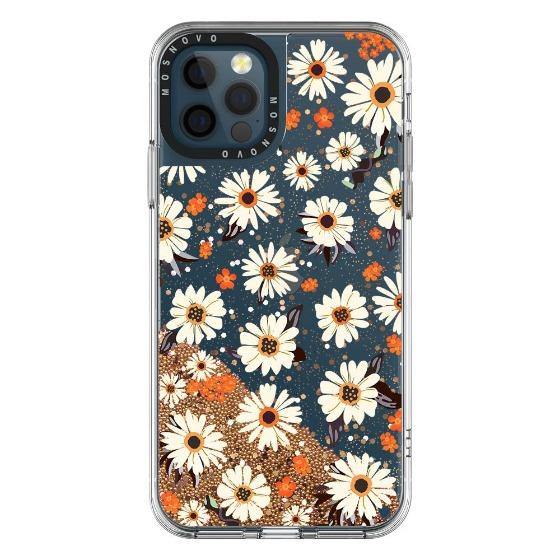 Spring Daisy Glitter Phone Case - iPhone 12 Pro Max Case