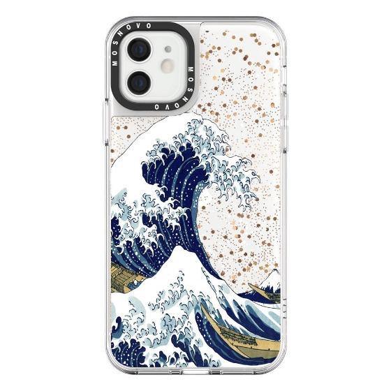 Tokyo Wave Glitter Phone Case - iPhone 12 Mini Case