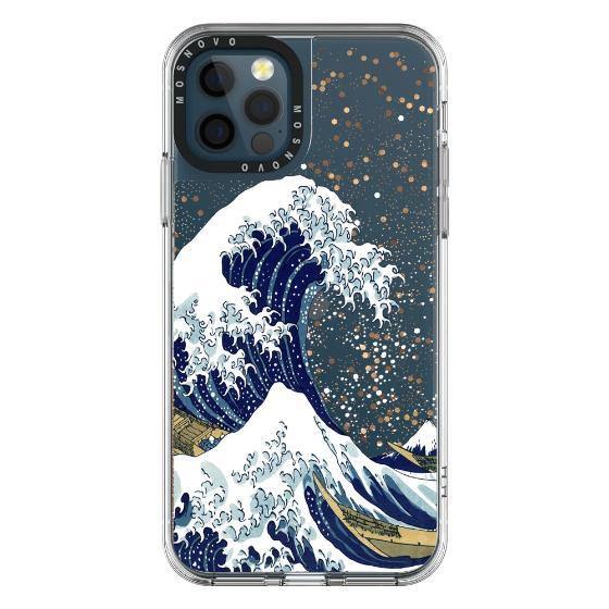 Tokyo Wave Glitter Phone Case - iPhone 12 Pro Max Case