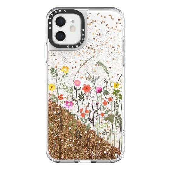 Tiny Wildflower Glitter Phone Case - iPhone 12 Case