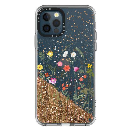 Tiny Wildflower Glitter Phone Case - iPhone 12 Pro Max Case