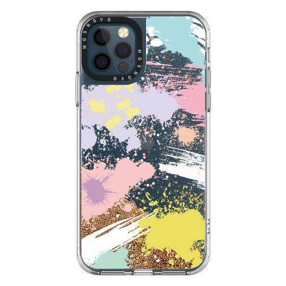 Splash Of Paint Glitter Phone Case - iPhone 12 Pro Max Case