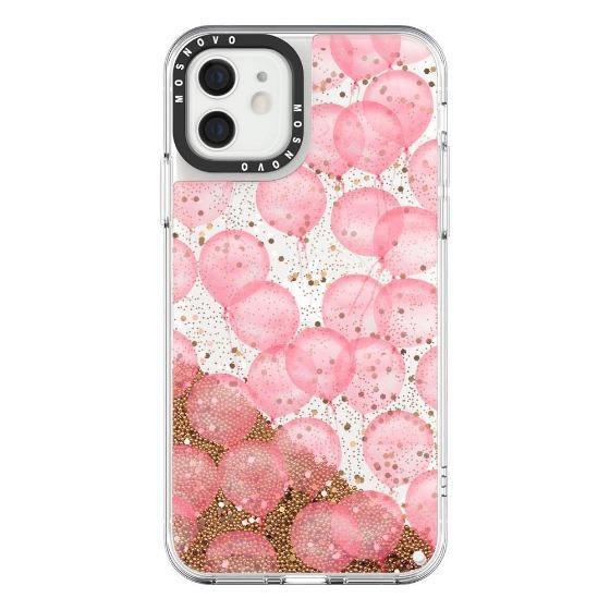 Ballons Glitter Phone Case - iPhone 12 Case