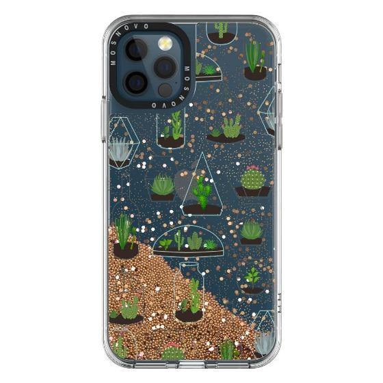 Cactus Plant Glitter Phone Case - iPhone 12 Pro Max Case