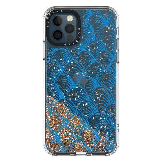 Wavy Wave Glitter Phone Case - iPhone 12 Pro Max Case