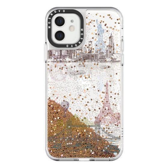 The World City Glitter Phone Case - iPhone 12 Case