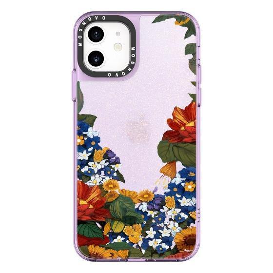 Summer Garden Glitter Phone Case - iPhone 11 Case