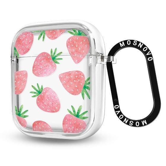 Pastel Strawberry AirPods 1/2 Case