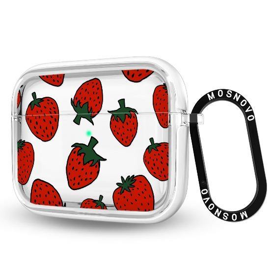 Red Strawberry AirPods Pro Case