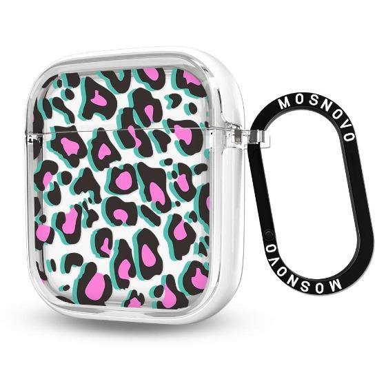 Pink Leopard Print AirPods 1/2 Case