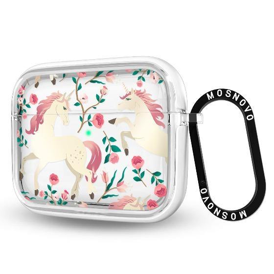 Unicorn with Floral AirPods Pro Case