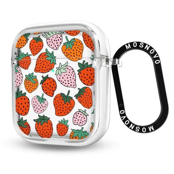 Cute Strawberry AirPods 1/2 Case