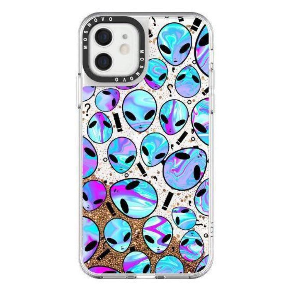 Alien Glitter Phone Case - iPhone 12 Case