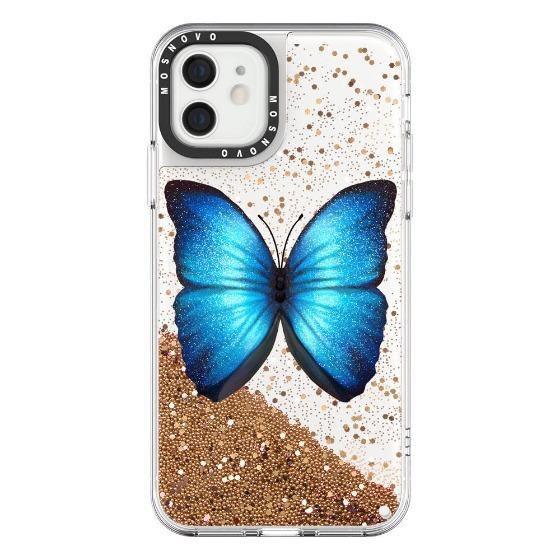 Shimmering Butterfly Glitter Phone Case - iPhone 12 Case