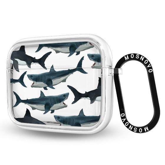 White Shark AirPods Pro Case