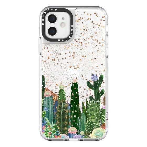 Desert Cactus Glitter Phone Case - iPhone 12 Case